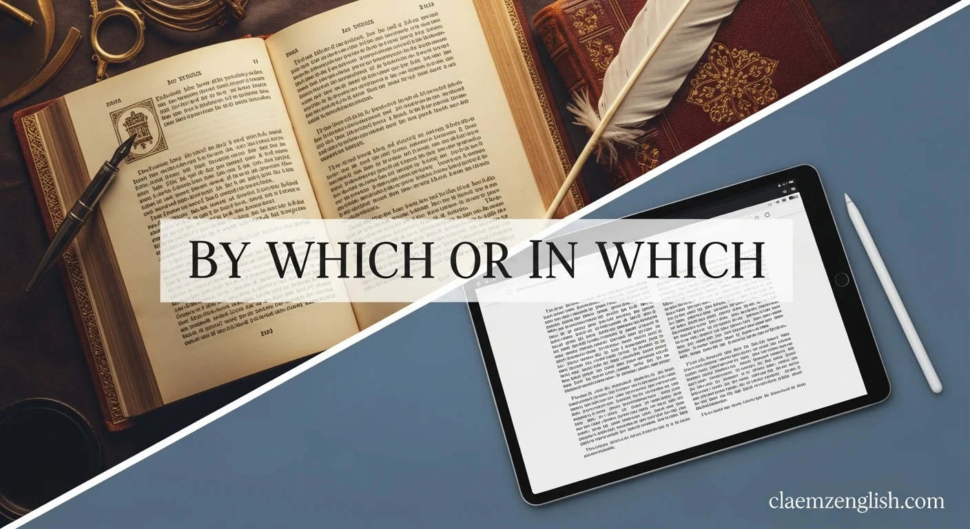 By Which or In Which