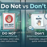 Do Not vs Don’t