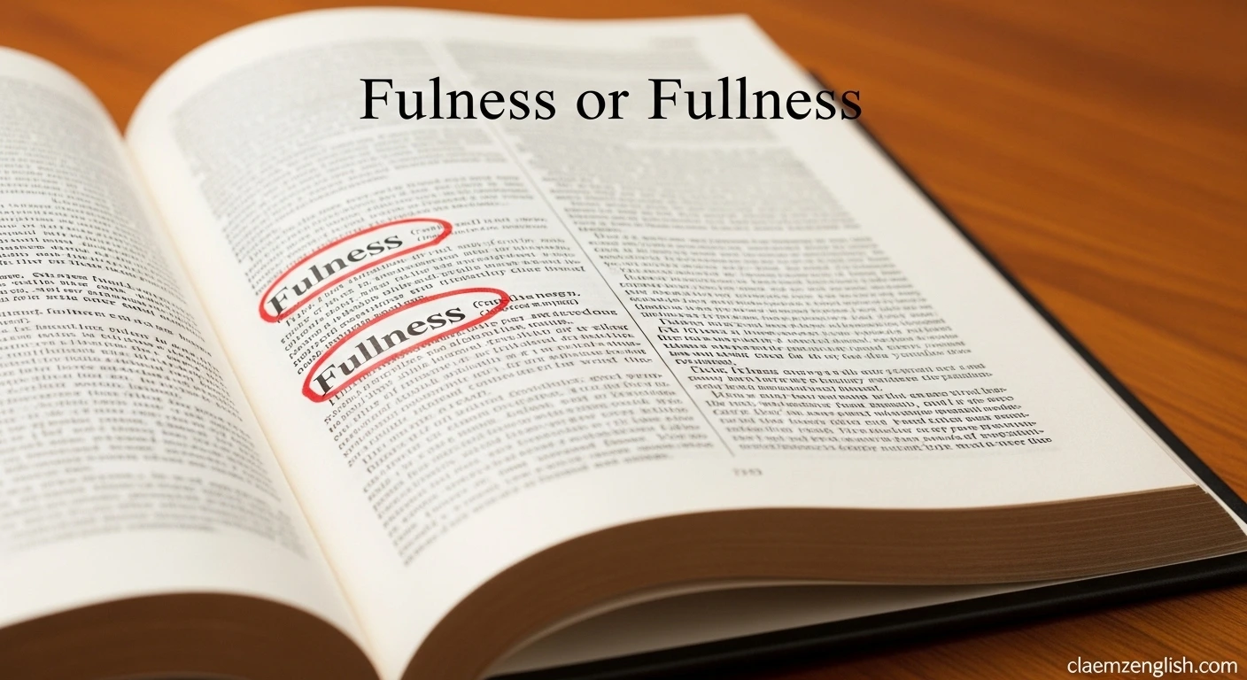 Fulness or Fullness