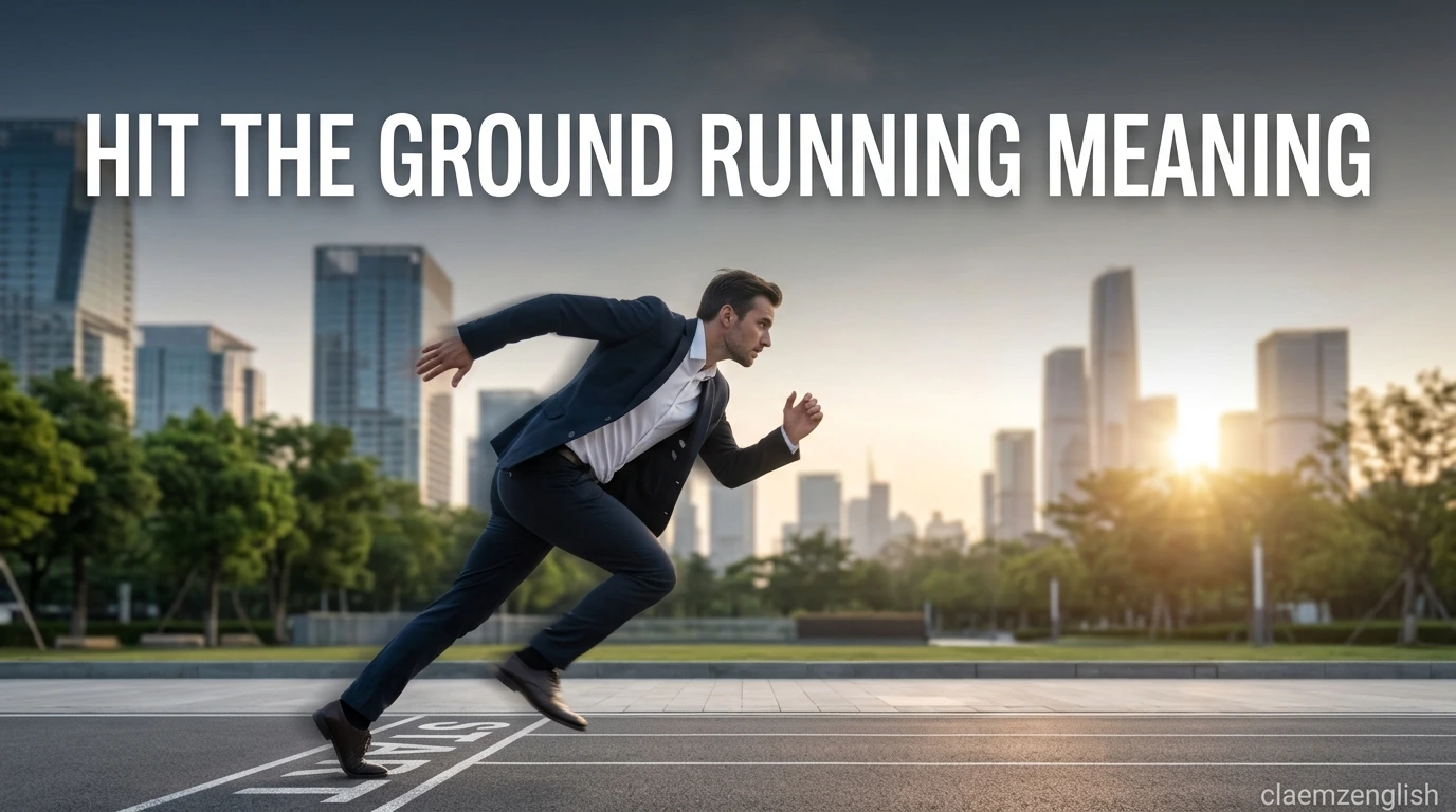 Hit the Ground Running Meaning