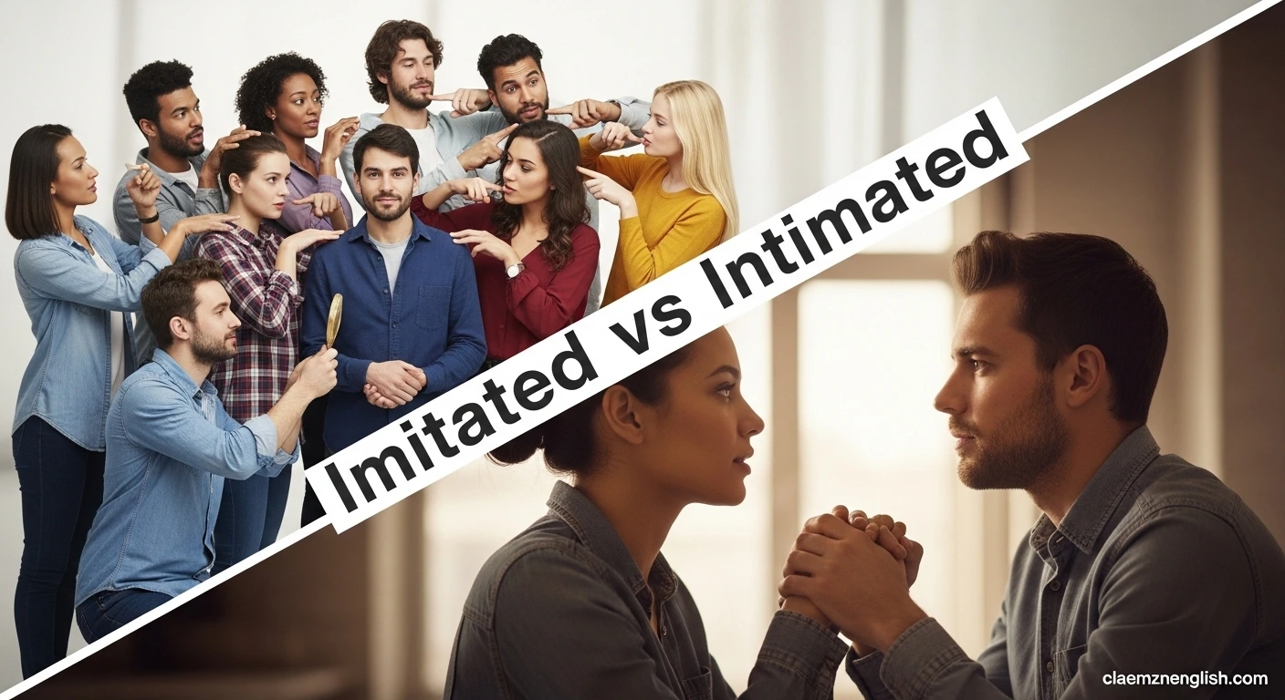 Imitated vs Intimated