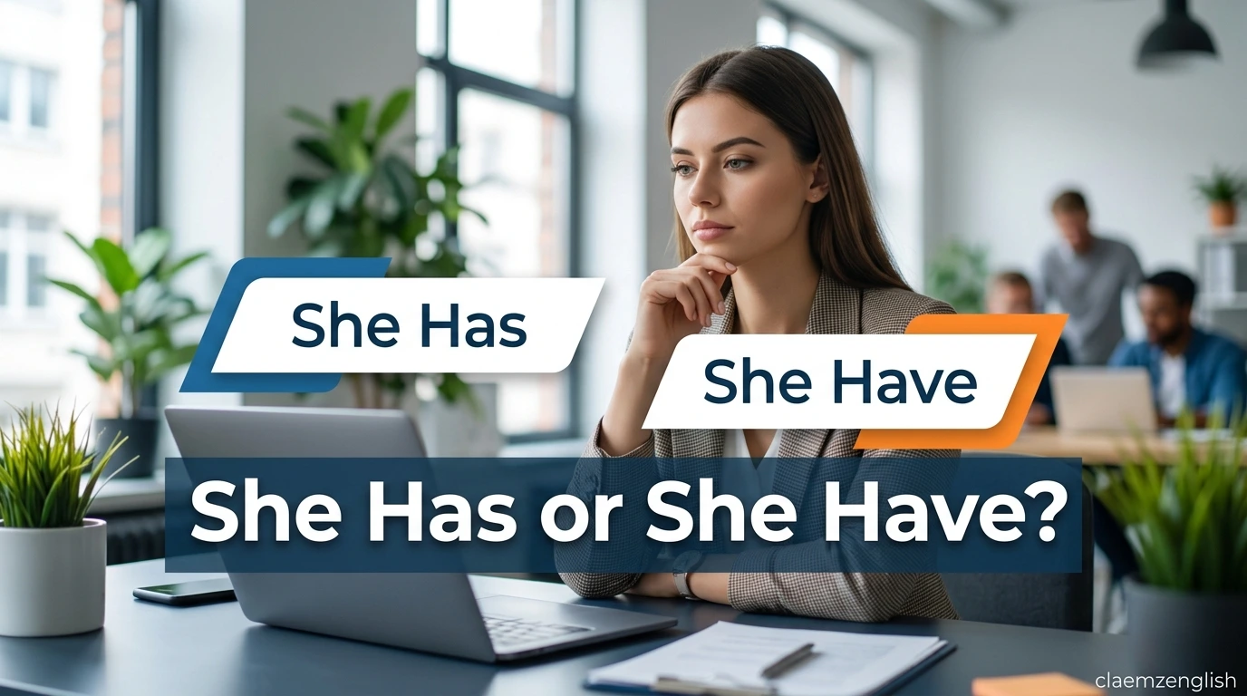 She Has or She Have?