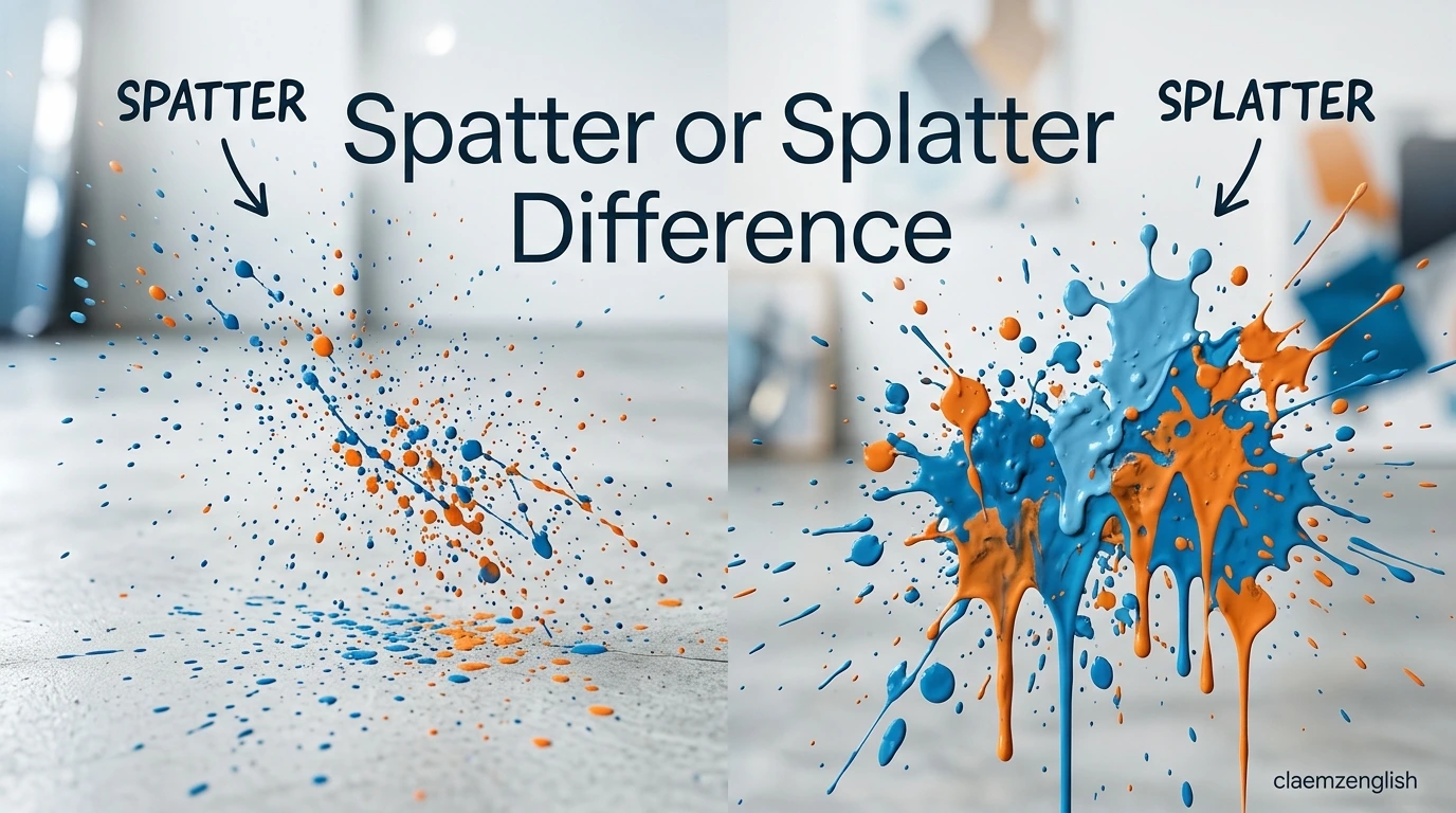 Spatter or Splatter Difference