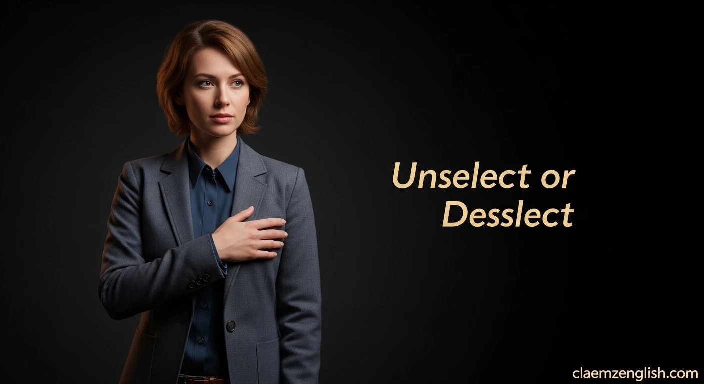 Unselect or Deselect