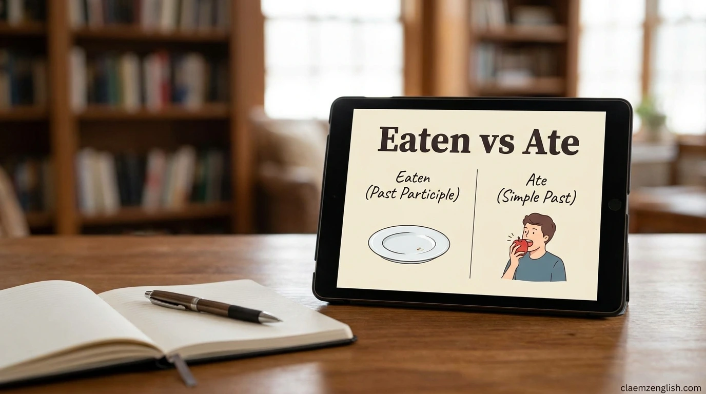 Eaten vs Ate